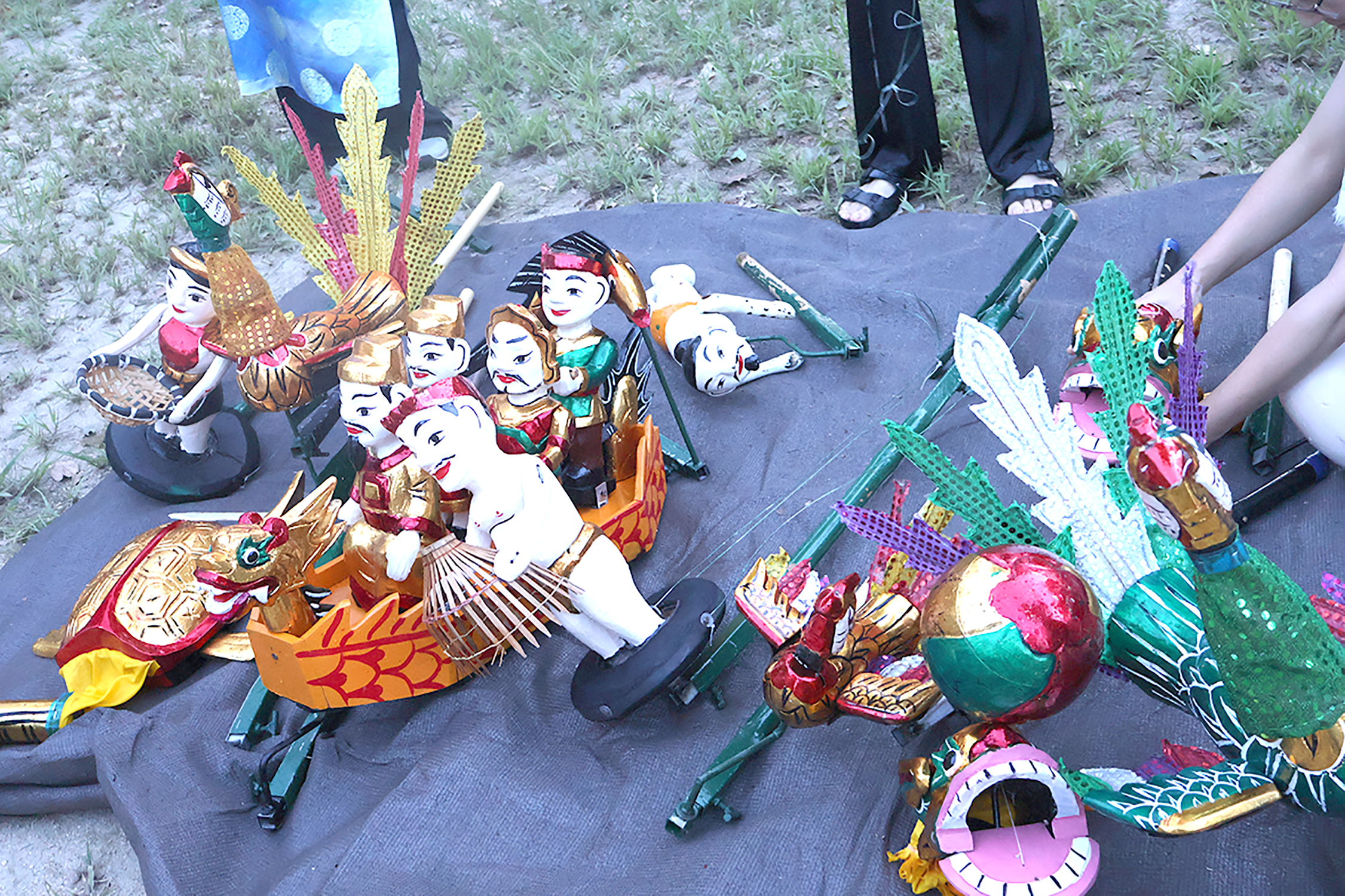 記事 ベトナム水上人形劇　発表会のアイキャッチ画像